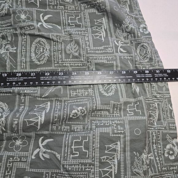 Palmwave Hawaii Shirt Men's 2XL Green Buttons Hang Loose Hawaiian Short Sleeve - Picture 5 of 14